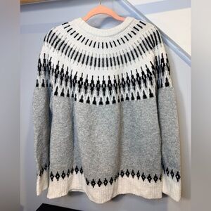 Primark Ivory and Black Knit Top